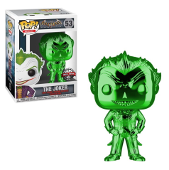 Pop! Heroes - Batman Arkham Asylum - The Joker (Green Chrome, Special Edition)