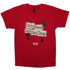 AC/DC - Dirty Deeds Done Dirt Cheap (Red) (detské tričko)