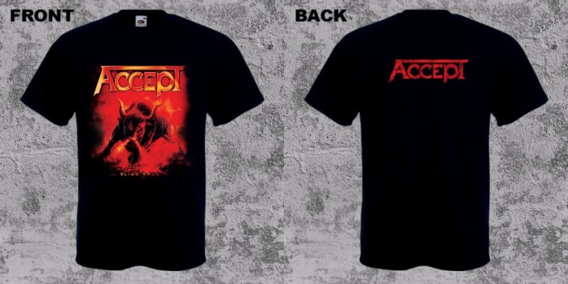 Accept - Blind Rage (T-Shirt) - Velikost: S