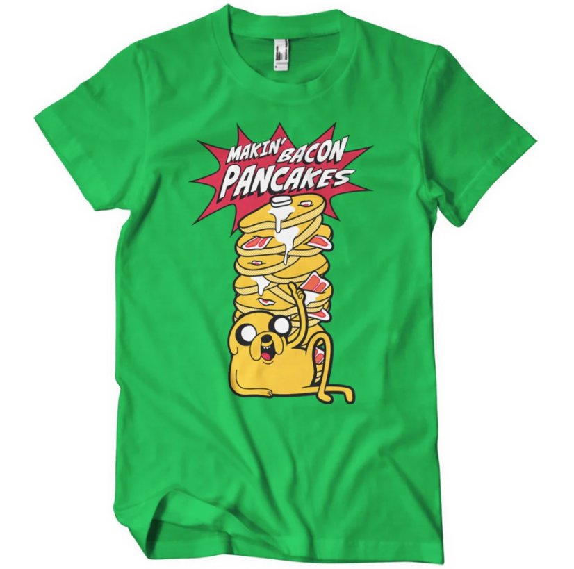 Adventure Time Makin Bacon Pancakes (T-Shirt) - Veľkosť: XXL