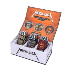 Metallica set poldecákov (3 kusy) 8 cm