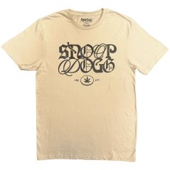 Snoop Dogg - Lettering Mash Up (Sand) (tričko)