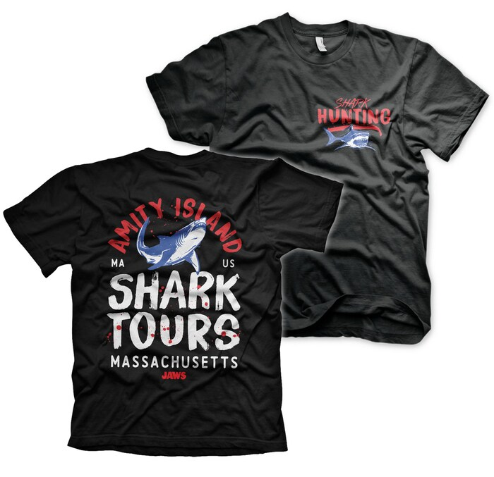 Amity Island Shark Tours (T-Shirt) - Velikost: M