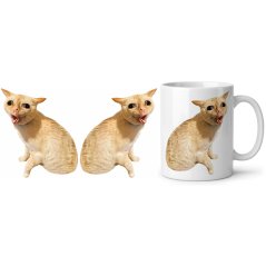 Brain Lag Cat hrnček
