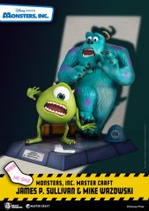 Monsters Inc. Master Craft socha James P. Sullivan and Mike Wazowski 34 cm