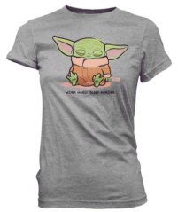 Star Wars The Mandalorian Child Sleeping (dámske) (T-Shirt)