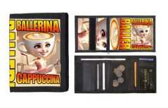 Ballerina Cappuccina Italian Brainrot Meme peněženka