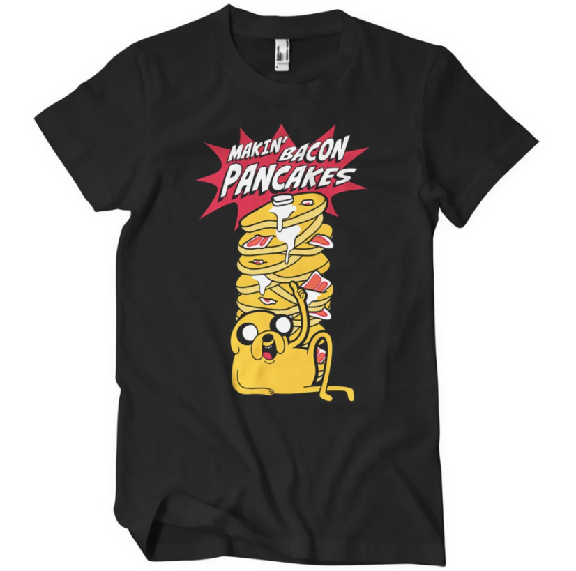 Adventure Time Makin Bacon Pancakes (T-Shirt) - Veľkosť: XXL