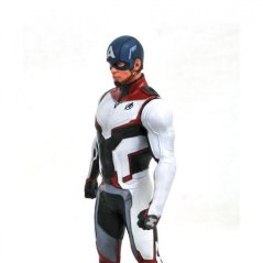 Avengers Endgame Marvel Movie Gallery PVC socha Team Suit Captain America Exclusive 23 cm