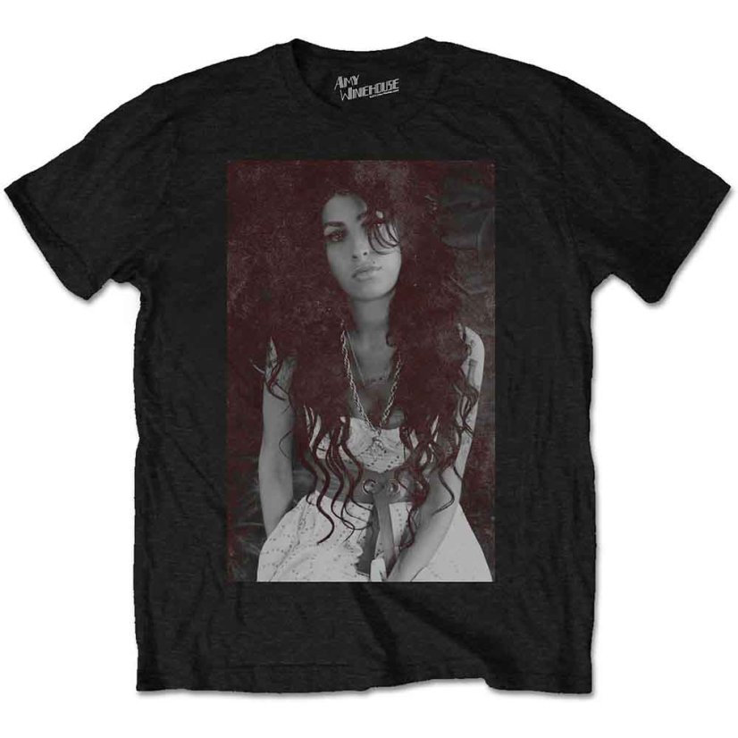 Amy Winehouse - Back to Black Chalk Board (tričko) - Veľkosť: L