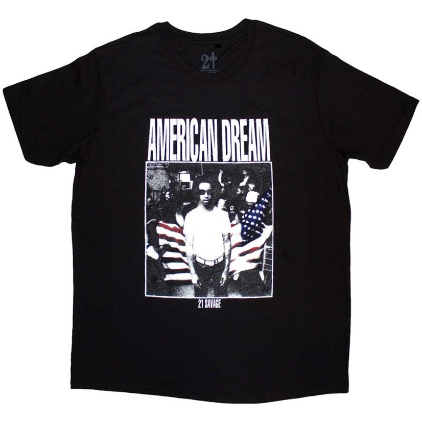 21 Savage - American Dream (tričko) - Veľkosť: XXL 21 Savage - American Dream (tričko) - Veľkosť: XXL