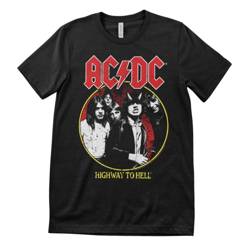 AC/DC Highway To Hell 1979 Tour (T-Shirt) - Velikost: XXL AC/DC Highway To Hell 1979 Tour (T-Shirt) - Velikost: XXL