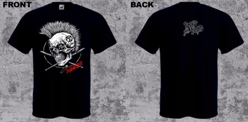 Anarchy - Skull (tričko) - Veľkosť: L