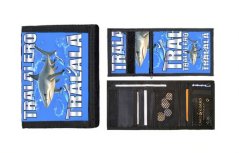 Tralalero Tralala Blue Motive Italian Brainrot peněženka