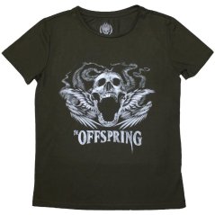 Offspring - Feathered Winged Skull (Green) (dámske tričko)