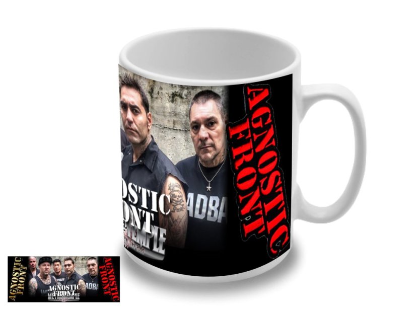 Agnostic Front Band and Logo hrnček