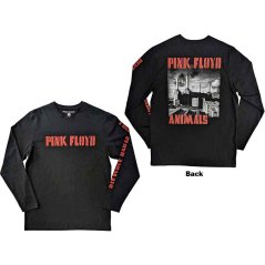 Pink Floyd - Animals B&W (Back and Sleeve Print) (Long Sleeve)