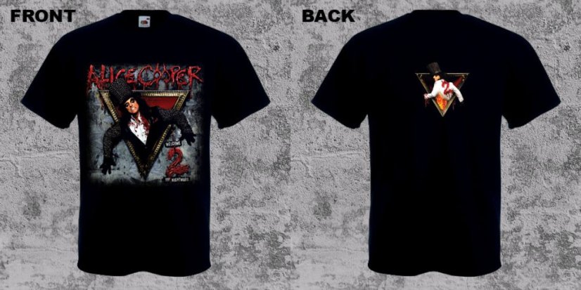 Alice Cooper - Welcome 2 My Nightmare (T-Shirt) - Velikost: S